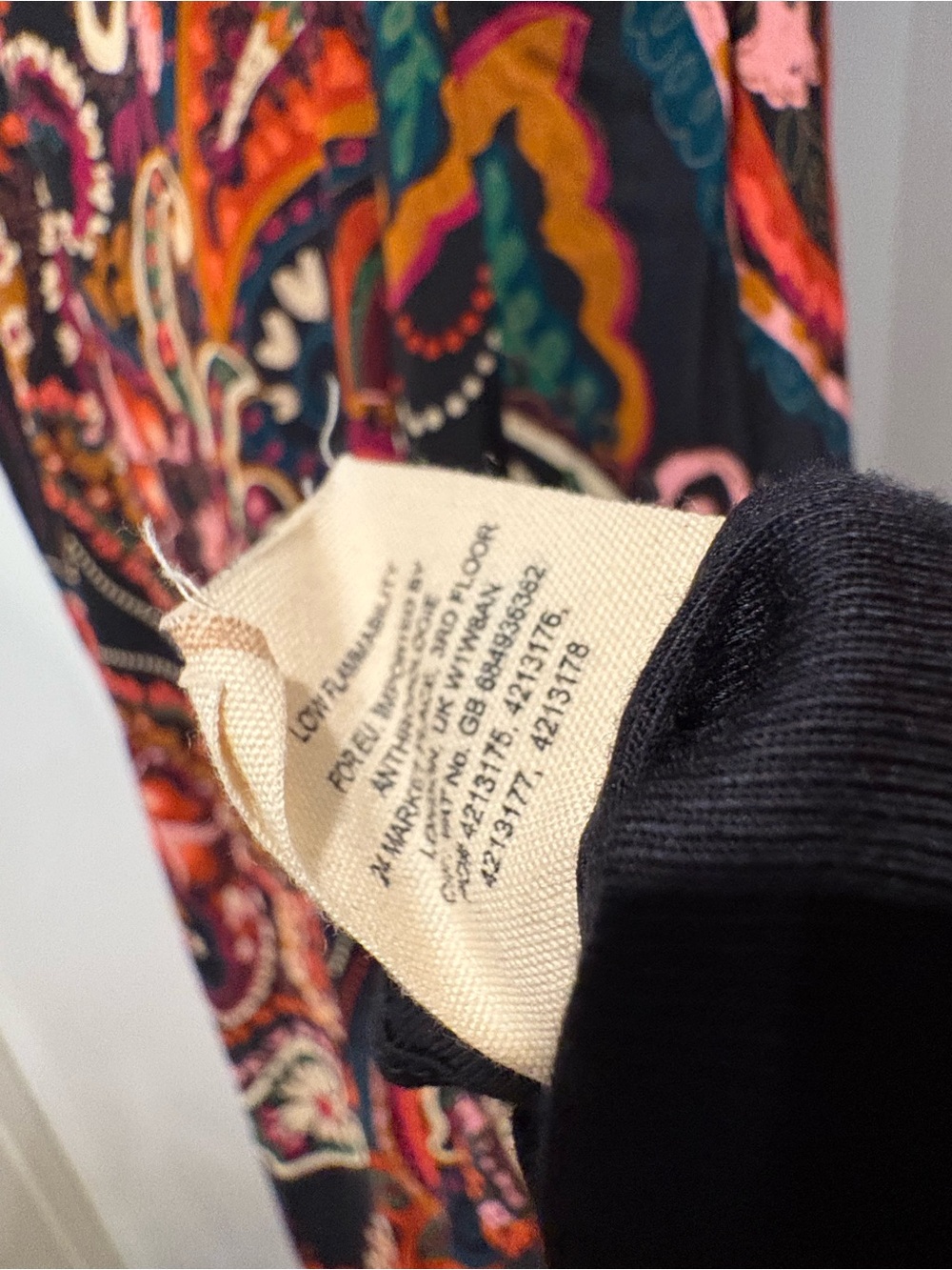 Anthropologie Kachel Paisley Maxi Midi Dress Vacation Spooky Season - Picture 7 of 12